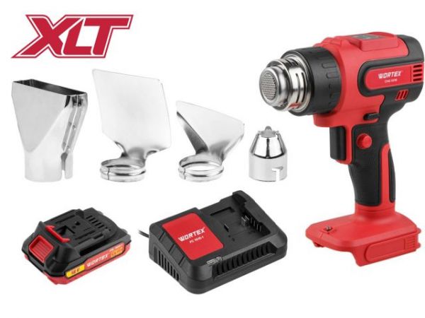 Термовоздуходувка WORTEX CHG 5518 в кор. ALL1 XLT SET 18 В, 1 скор., 300-550 °C