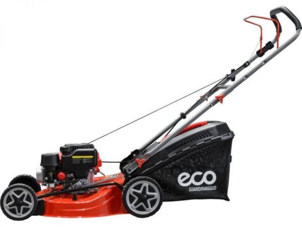 Газонокосилка бензиновая ECO LG-534(4.0 л.с., шир. 46 см, ручной привод, мульчир., стальн.корпус, травосборник 50 л)