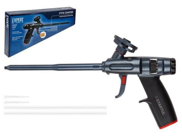 Пистолет для монтажной пены  EXPERT STARTUL (SE4058)(в комплекте 4 насадки)