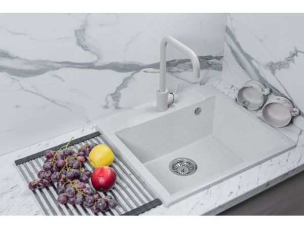 Мойка кухонная из искусственного камня UNIT олово 550х500 мм, AV Engineering