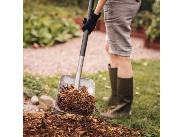 Лопата совковая  FISKARS(серая)