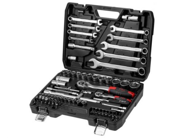 Набор головок и ключей 82пр. 1/4',1/2' PRO STARTUL STUTTGART (PRO-082S)(6 граней)