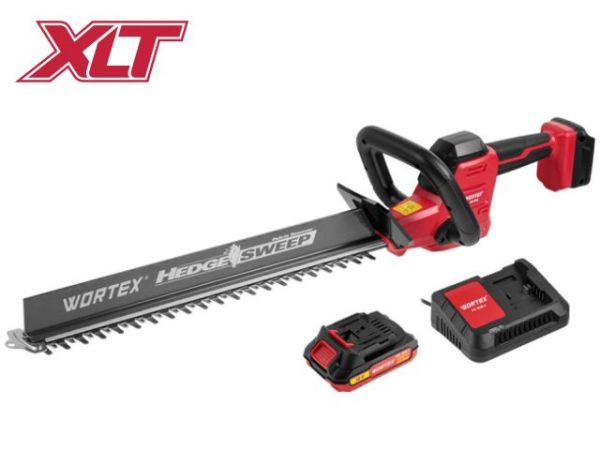 Кусторез WORTEX DB 5018 ALL1 XLT SET с акб и зу, 18В, 500 мм, шаг 17 мм