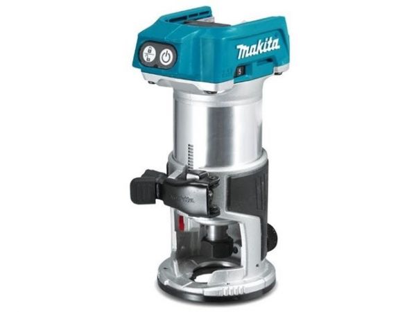 Фрезер кромочный MAKITA LXT DRT 50 Z в кор. (18.0 В, БЕЗ АККУМУЛЯТОРА, цанга 8 мм, 30000 об/мин, регул. об.)