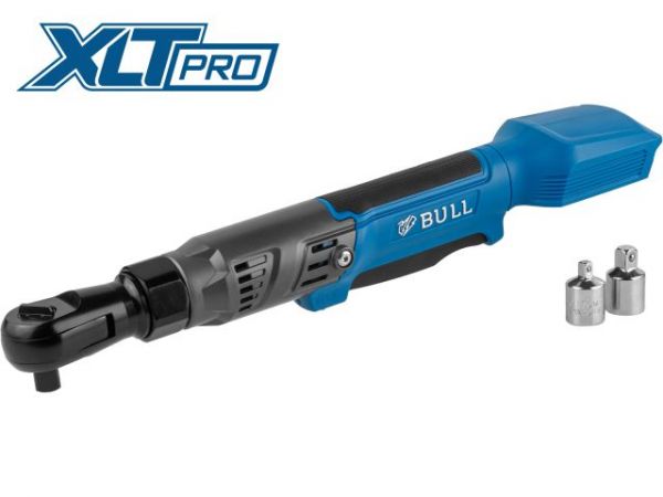 Угловая трещотка (гайковерт) BULL CRW 9020 в кор. XLTpro SOLO 90 Нм, 0-200 об/мин., LED(внешний квадрат, 1/2', 1.18 кг)