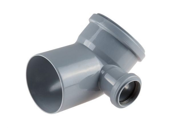 Колено ВК 110/50х45 правый РТП(Угол для внутренней канализации)