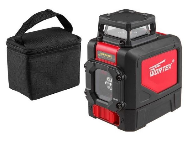 Нивелир лазерный линейный WORTEX LL 0330 X в кор.(проекция: крест, 1 плоскость 360°, до 30 м, +/- 0.3 мм/м, резьба 1/4' Подходит приемник Bosch LR7)