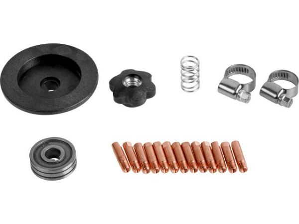 Полуавтомат сварочный Solaris MULTIMIG-245(230В; MIG/FLUX/SPOT/MMA/TIG; евроразъем; горелка 3 м; смена полярности; 2T/4T; рег-ка индуктивн.)
