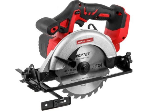 Циркулярная пила WORTEX CCS 1816-1 в кор. ALL1 XLT SOLO 18 В, 165 мм, до 55 мм(18.0 В, БЕЗ АККУМУЛЯТОРА И ЗУ, 165х20 мм, до 55 мм)