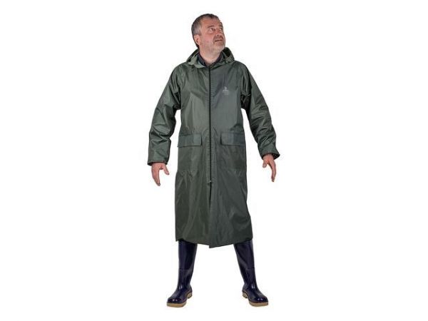 Плащ-дождевик ПВХ 'Тайфун' р. 48-50 рост 170-176 зеленый(зеленый)