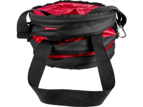 Сумка для инструмента WORTEX WB 2728 оксфорд, 280x270х270 мм, вес до 13 кг(1 общий отсек)