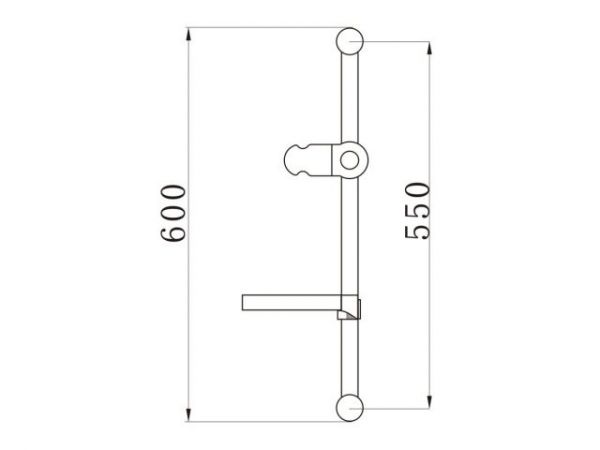Душевая стойка AVSSS-029 AV Engineering(Высота 600 мм)