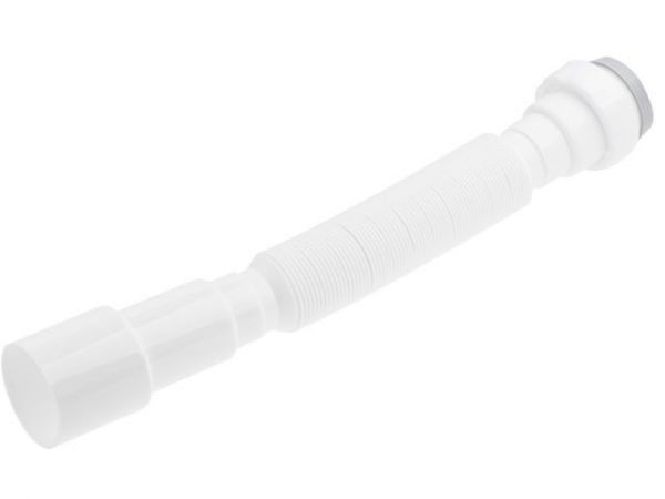 Гибкая труба с гайкой 1 1/2'х40/50  с конусной прокладкой, 800мм, AV Engineering