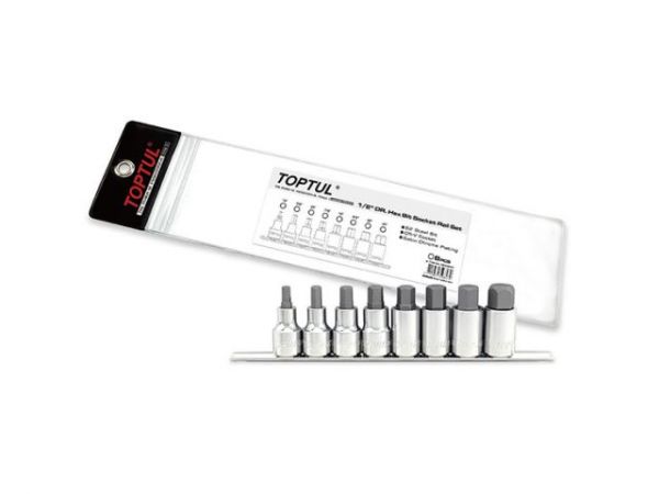Набор бит 1/2' 8шт. TOPTUL