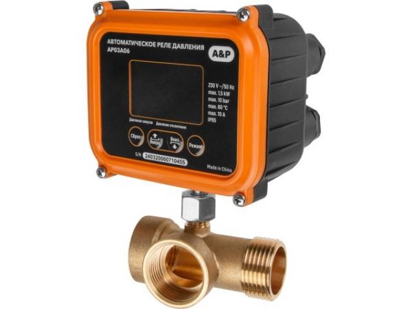 Автоматическое реле давления для насоса 1/4' вн. A&P