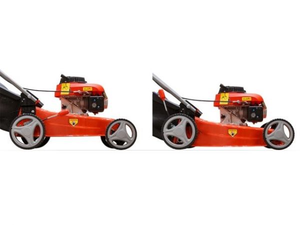 Газонокосилка бензиновая ECO LG-533(4.0 л.с., шир. 46 см, ручной привод, стальн. корпус, травосборник 60 л)