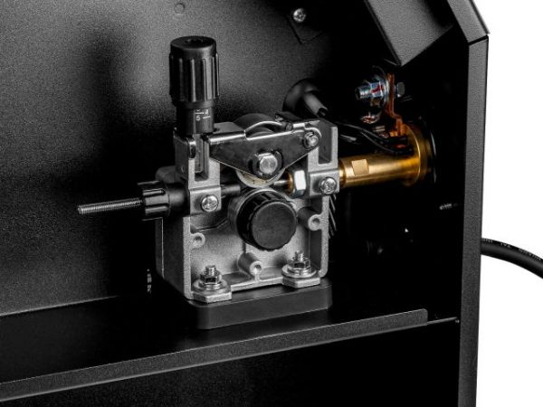 Полуавтомат сварочный Solaris MULTIMIG-245(230В; MIG/FLUX/SPOT/MMA/TIG; евроразъем; горелка 3 м; смена полярности; 2T/4T; рег-ка индуктивн.)