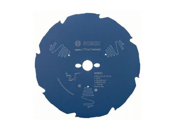 Диск пильный 300х30/25,4 мм 8 зуб. по гипсокартону EXPERT FOR FIBERCEMENT BOSCH(переменный зуб)