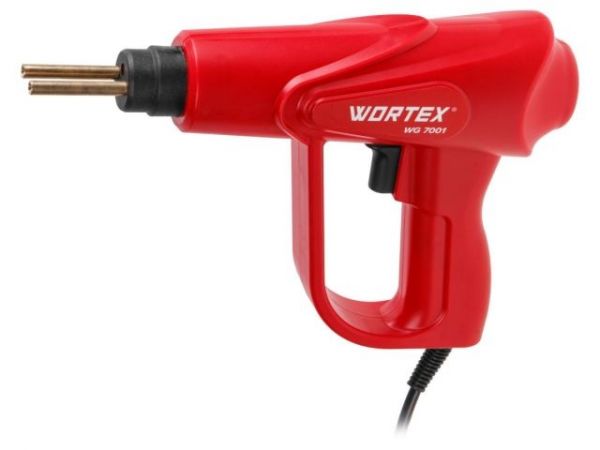 Пистолет для пайки пластика WORTEX WG 7001 в чем. 70 Вт, 300 С, 500 г(70 Вт, 300 С, 500 г, ремонт всех видов пластика)
