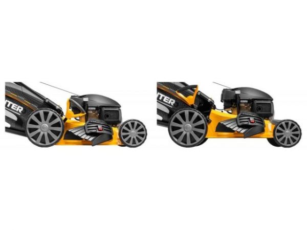 Газонокосилка бензиновая GUNTER LMB-530 SV самоходная(5.6 л.с.(HONDA), шир. 53 см, самоходная (вариатор), мульчир., стальн. корпус, травосборник 70 л)