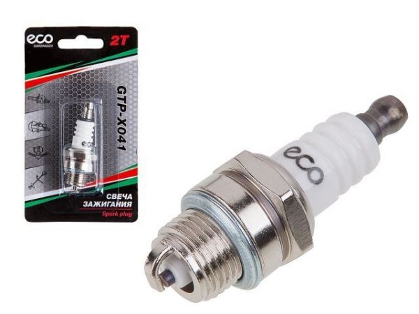 Свеча зажигания ECO GTP-X041(2Т; М14*1.25; резьба 9,5 мм)