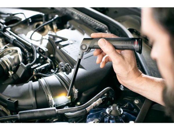 Фонарь-переноска аккумуляторный супер тонкий 400/70Лм, SANSA 401 A Brennenstuhl(карманный, с магнитами, подвесными крюками, до 80 часов, кабель USB-C в комплекте)