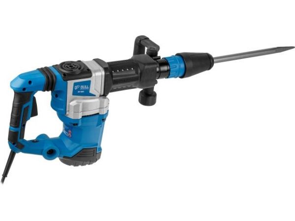 Отбойный молоток BULL SH 1601 в чем. 1500 Вт, 9-25 Дж, SDS-max, 900-2100 уд/мин, 5м кабель(10,5 кг)