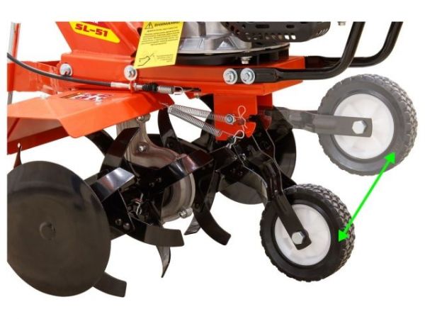 Культиватор бензиновый ASILAK SL-51(5 л.с., шир. 56 см, опорн. колесо, 1 передача)
