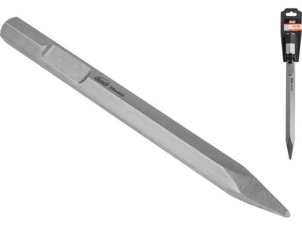 Пиковое зубило шестигр. 28мм 400мм GEPARD(НЕХ)