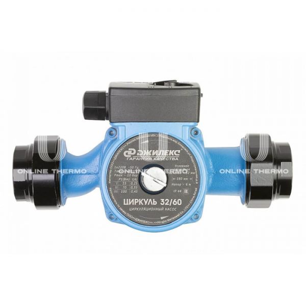 Насос циркуляционный Джилекс Циркуль 3260 32-60, с гайками, база 180 мм