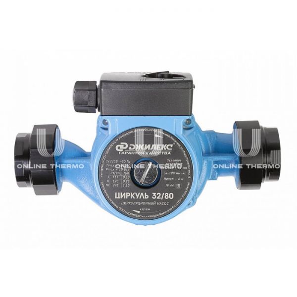 Насос циркуляционный Джилекс Циркуль 3280 32-80, с гайками, база 180 мм