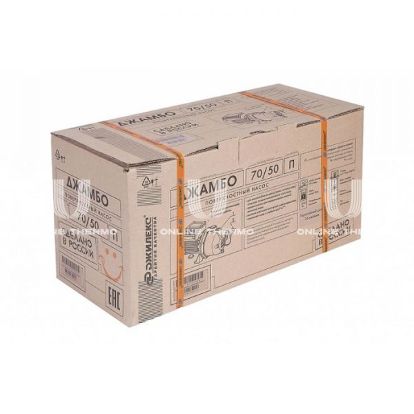 Насос поверхностный самовсасывающий Джилекс Джамбо 3701 70-50 П, корпус из пластика