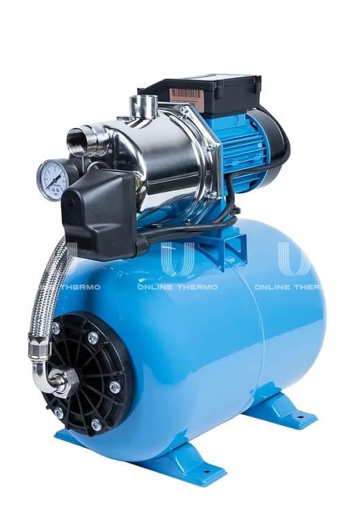 Насосная станция (насос-автомат) Джилекс Джамбо 4022 60-35 Н-24, корпус из нержавеющей стали, бак 24 л