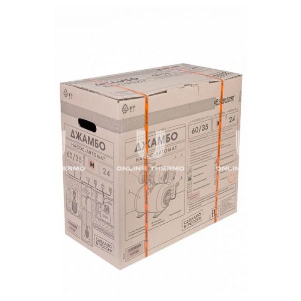 Насосная станция (насос-автомат) Джилекс Джамбо 4022 60-35 Н-24, корпус из нержавеющей стали, бак 24 л