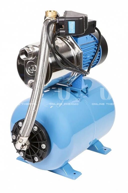 Насосная станция (насос-автомат) Джилекс Джамбо 4722 70-50 Н-24, корпус из нержавеющей стали, бак 24 л