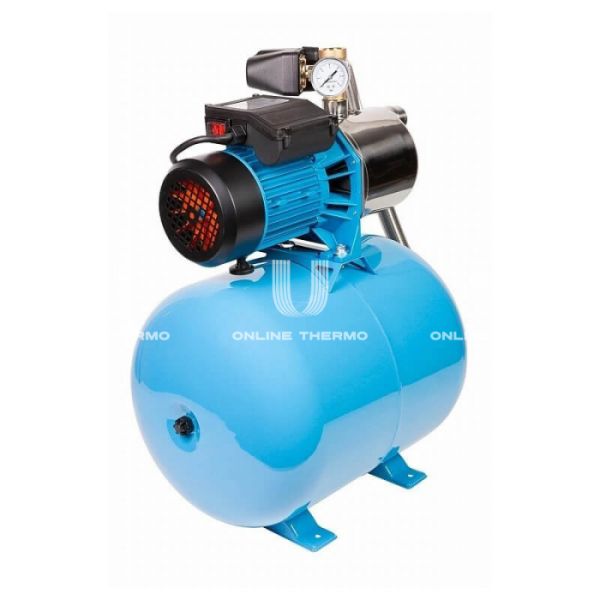 Насосная станция (насос-автомат) Джилекс Джамбо 4752 70-50 Н-50, корпус из нержавеющей стали, бак 50 л