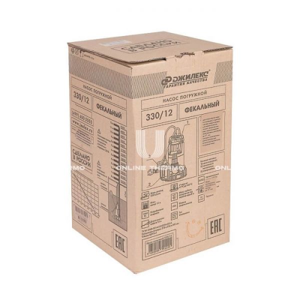 Насос фекальный погружной Джилекс Фекальник 5306 260-10 Н, корпус из нержавеющей стали