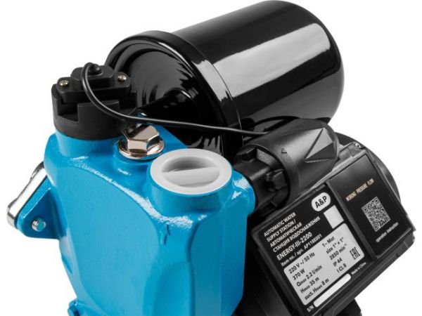 Станция водоснабжения автоматическая ENERGY-III-2800, A&P(550 Вт, 2800 л/ч, 45 м, корпус чугун, для водоснабжения)