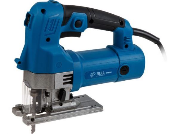 Лобзик электрический BULL ST 6501 в чем. 600 Вт, 500-3000 ход/мин, до 110 мм(Кабель 4 м, подсветка, литая алюминиевая платформа, быстрозажим. патрон)