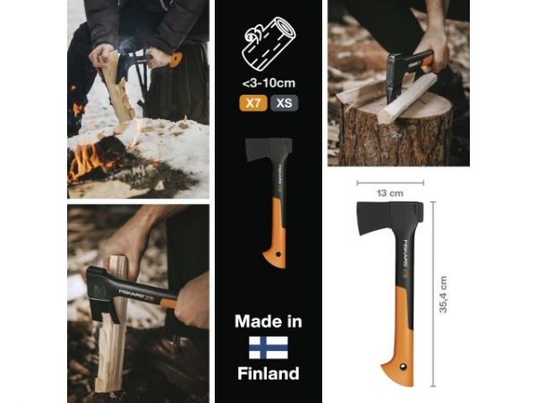 Топор универсальный X7 XS FISKARS