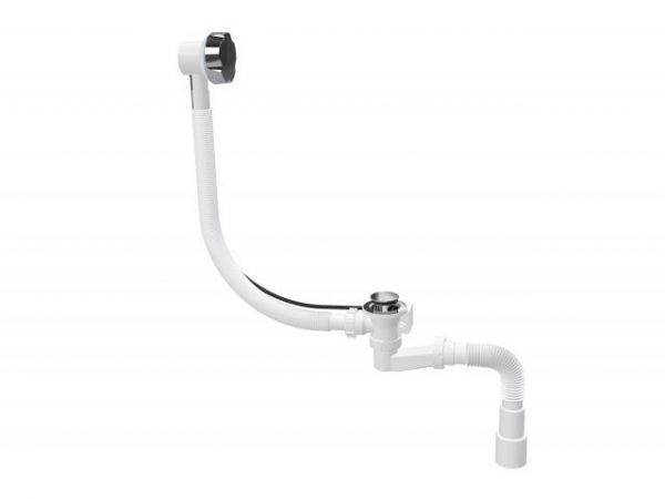 Сифон для ванны автомат, с гибкой трубой 1 1/2' - 40/50 мм, AV Engineering