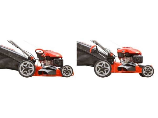 Газонокосилка бензиновая ECO LG-633 самоходная(5.0 л.с., шир. 46 см, самоходная, мульчир., стальн. корпус, травосборник 60 л)