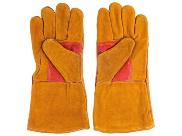 Краги спилковые пятипалые усиленные (на подкладке), 14 р-р STARTUL