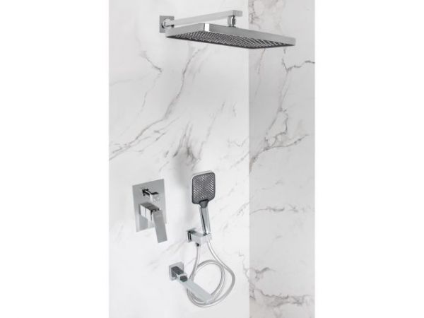 Душевая система (Lt) D35, серия Lily хром, a-five(Встраиваемый, Короткий излив, 239 мм.)