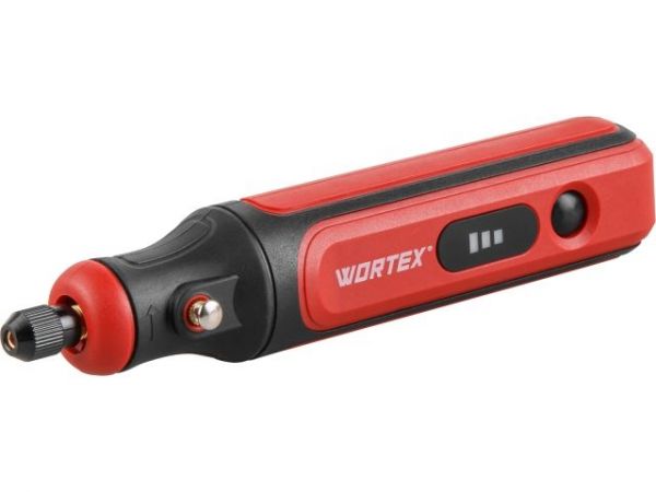 Гравер WORTEX MG 1415 ELi в кор.+ аксессуары(4 В, 1,5 А/ч, 5000 - 18000 об/мин, цанга 3,2 мм + аксессуары 75 шт.)
