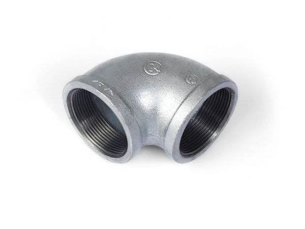 Колено 3/4' вн. чугун оцинк., (2 шт. инд. упак.),  AV Engineering