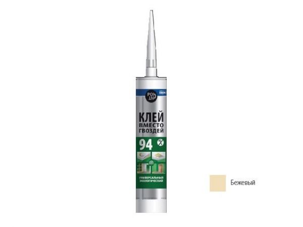 Клей монтажный POINT 'Клей вместо гвоздей 94', 280мл(бежевый, универсальный)