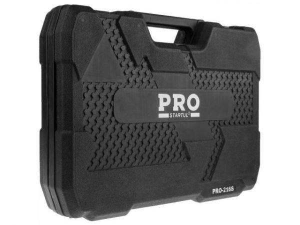 Набор головок и ключей 216пр. 1/4',3/8',1/2' PRO STARTUL STUTTGART (PRO-216S)(6 граней)