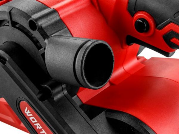 Ленточная шлифмашина Wortex SB 7611 E в кор. 1150 Вт, лента 76х533 мм, крепление к столу(120-380 м/мин, откидной носик)