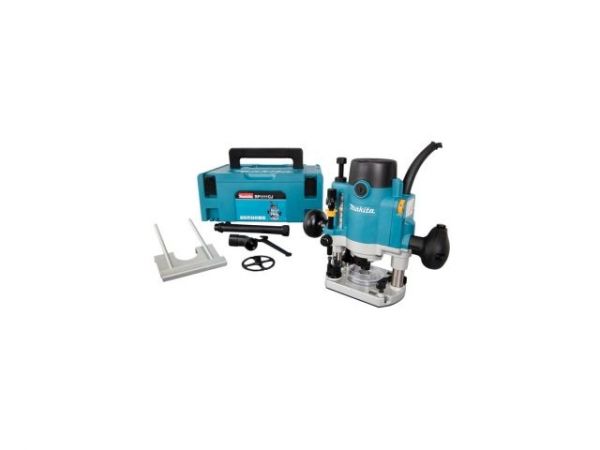 Фрезер вертикальный MAKITA RP1111CJ MAKPAC(1100 Вт, цанга 8 мм, 27500 об/мин, регул. об.)